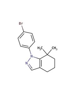 Astatech 1-(4-BROMOPHENYL)-7,7-DIMETHYL-4,5,6,7-TETRAHYDRO-1H-INDAZOLE; 1G; Purity 95%; MDL-MFCD32661179